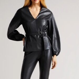 Ted Baker Onari Belted Top size L